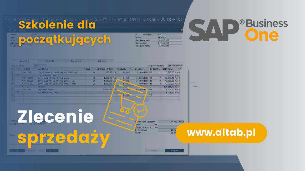 Zlecenie sprzedaży