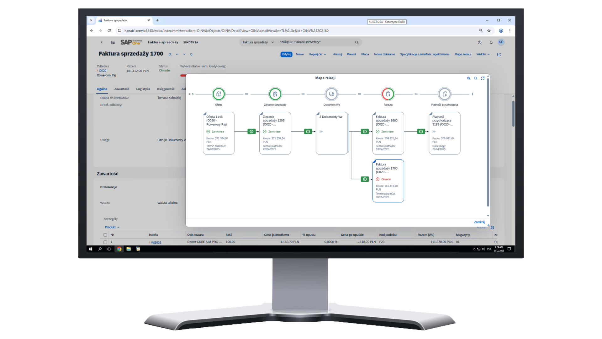 SAP Business One - Sprzedaż